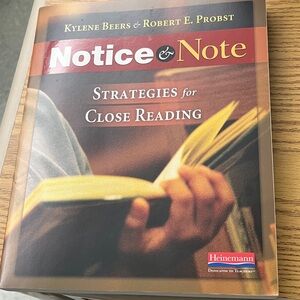 Notice & Note: Strategies for Close Reading Book